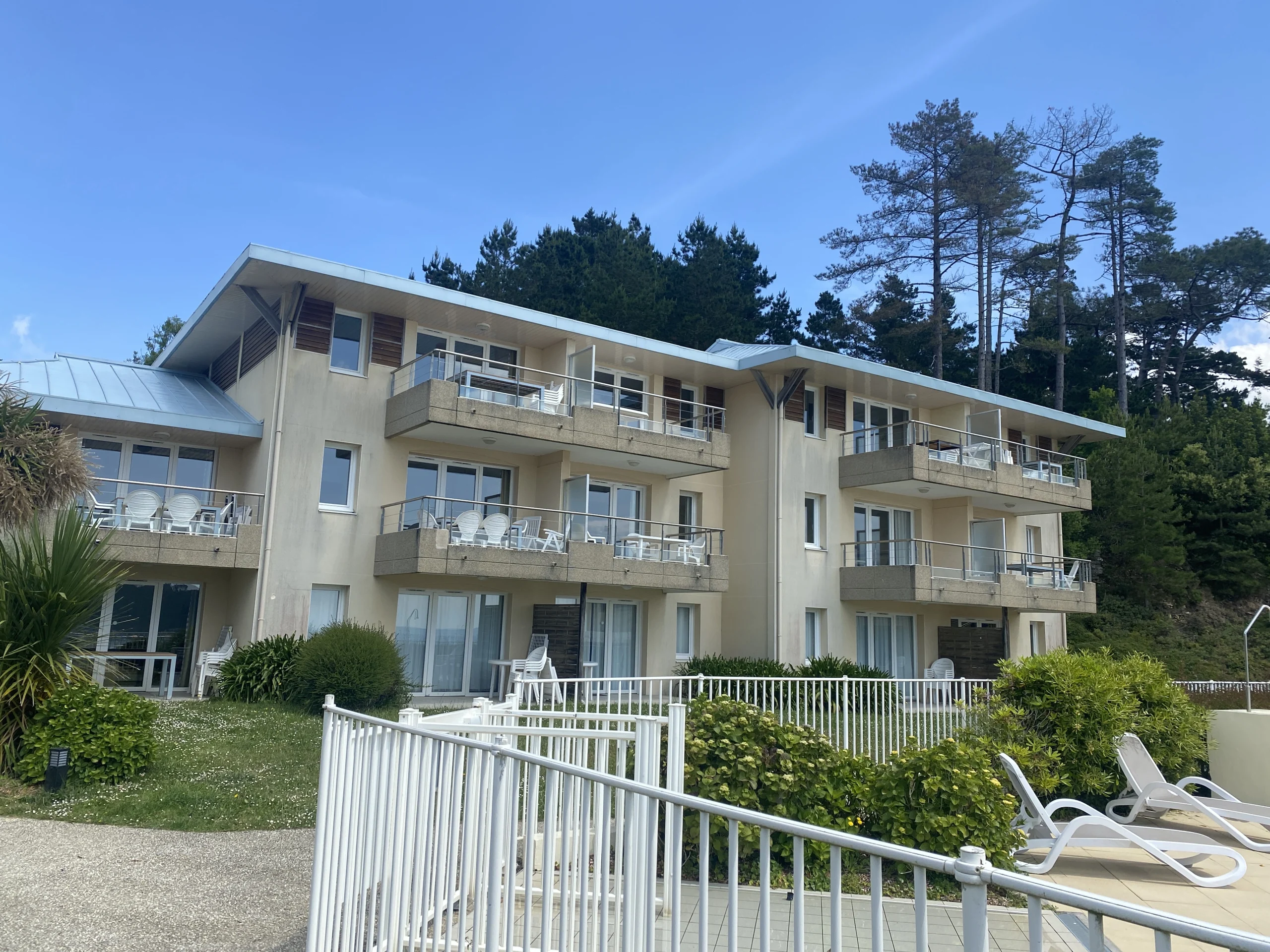 Vue de l'appartement dans la résidence Pierre et Vacances.